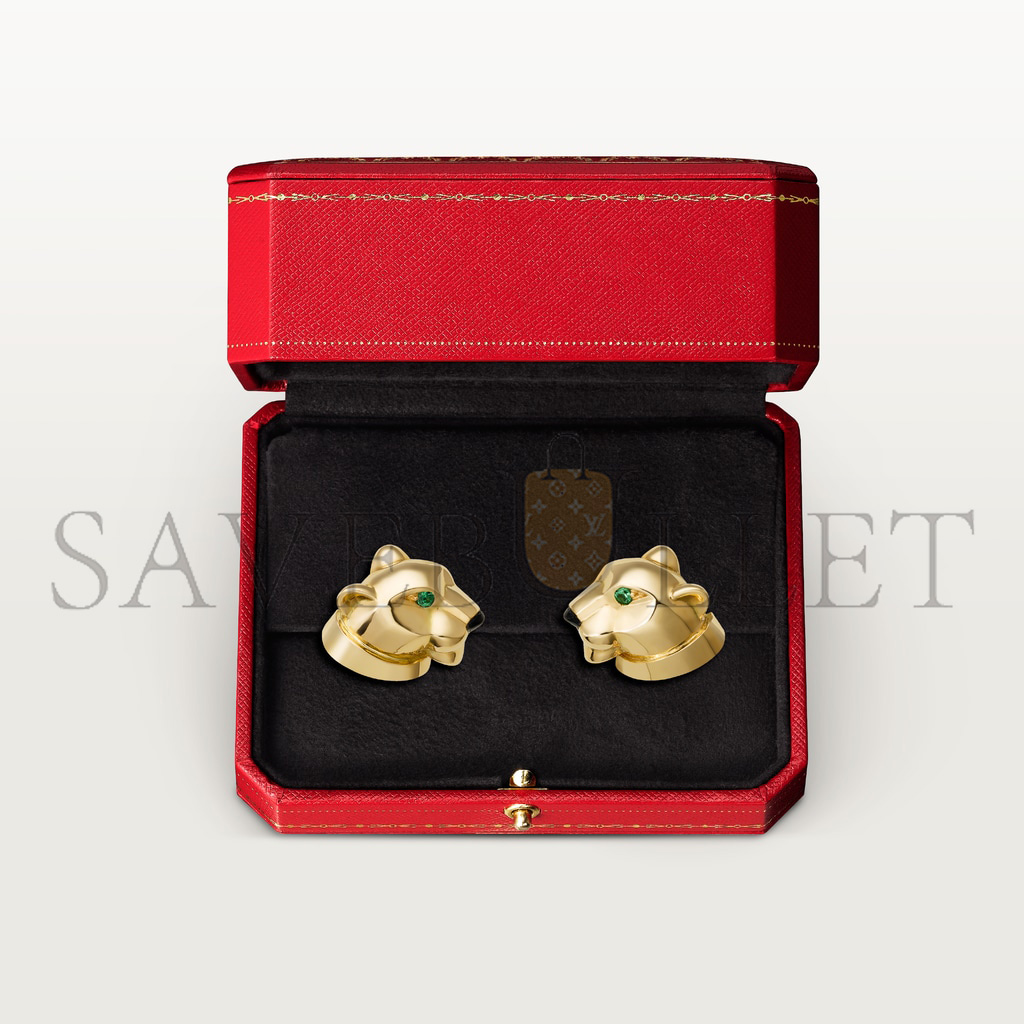 Ca*t*er panthÈre yellow gold de Ca*t*er earrings b8043900